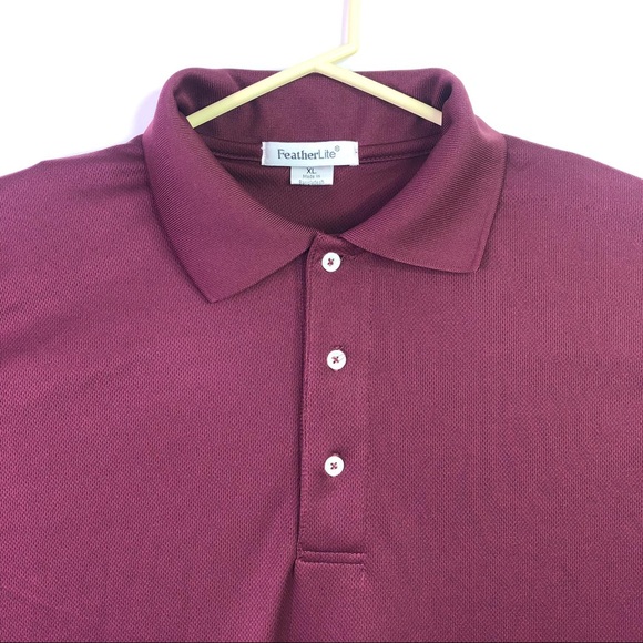 🍪Men’s Polo Style Feather Lite Color Purple - Picture 2 of 7